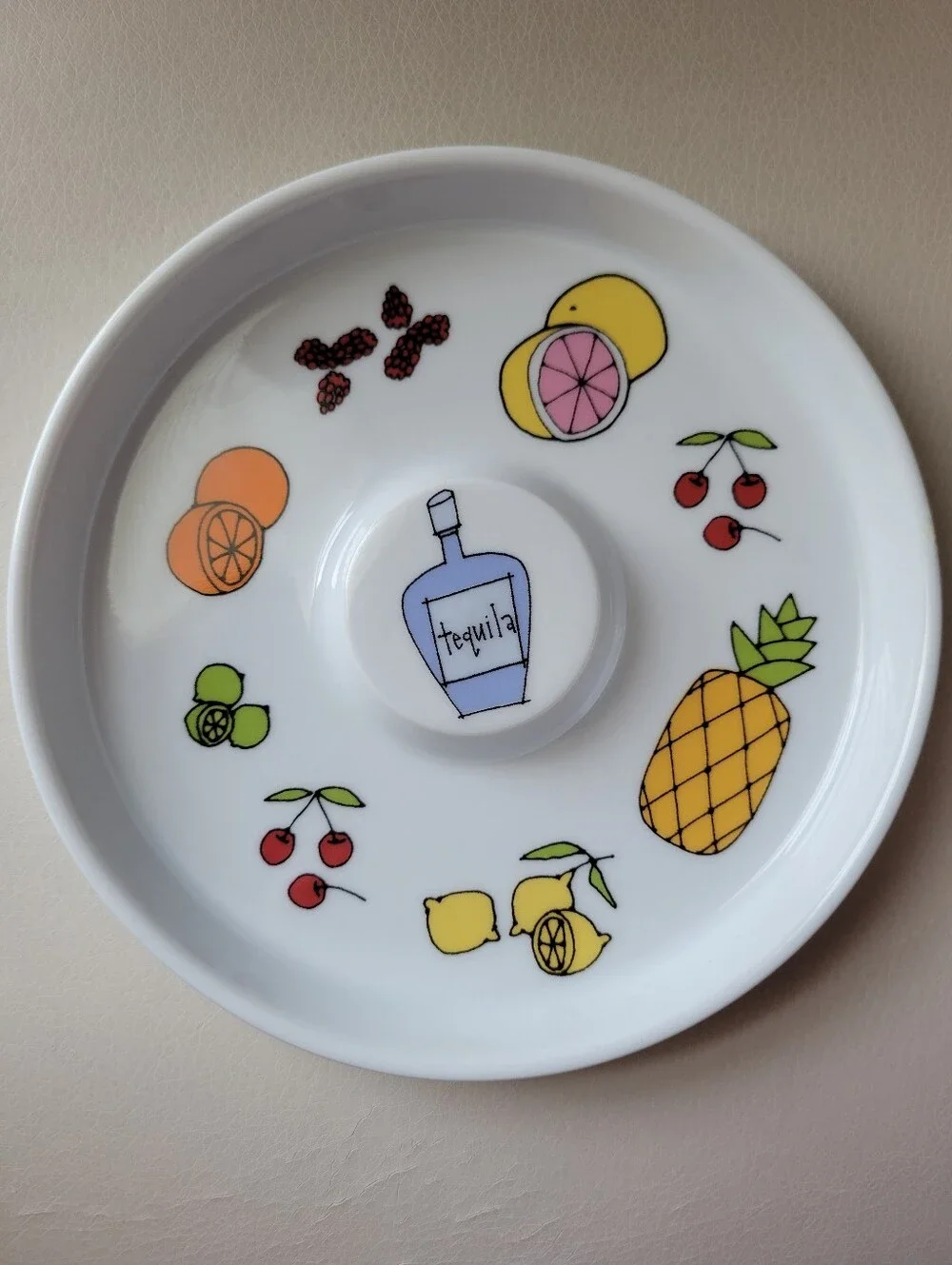 Urusla Dodge Tequila Salt Rim Dish Signature Housewares Bar Cart Margarita!
